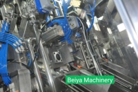 Máquina de Enchimento de Cartões Gable Top para Bebidas, Leite, Suco e Água, Totalmente Automática e de Alta Velocidade