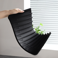 Eversoul Tapis de protection pliable en silicone pour robinet de cuisine, anti-éclaboussures, auto-drainant et séchant, pour bar et salle de bain