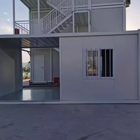 Petit Conteneur Extensible Préfabriqué à Prix Compétitif Maison Pliable Terrasse pour Immeuble de Bureaux École Appartement Hôtel Maison