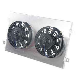 Radiateur + carénage + ventilateur en aluminium pour <span class=keywords><strong>Volkswagen</strong></span> Golf <span class=keywords><strong>MK1</strong></span> <span class=keywords><strong>CADDY</strong></span> SCIROCCO GTI SPEC / SE TOLEDO 1981-1999 réservoir d'eau-pièces auto - Product Image 3
