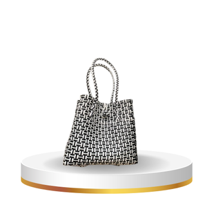 <b>Women's</b> Handmade Handbag <b>Women</b> Woven Bag Premium Plastic Material Recycled in Weaving the Lurik Pattern From Indonesia - Product Image 4