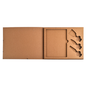 Outils de <span class=keywords><strong>cuisine</strong></span> Offres Spéciales caoutchouc bois acier inoxydable 4 ensembles de couteaux planche à <span class=keywords><strong>fromage</strong></span> ensemble avec boîte à livres - Product Image 3
