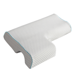 Oreiller en <span class=keywords><strong>mousse</strong></span> à mémoire <span class=keywords><strong>de</strong></span> forme rectangulaire moderne pour les dormeurs latéraux Soulagement <span class=keywords><strong>de</strong></span> la douleur au cou Couples se câlinant Anti-statique Tissu respirant 200TC - Product Image 5