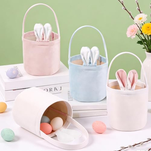 Factory Direct Wholesale 2026 Cute Easter Basket Decorations New Pattern Candy Bags for Wedding Party Decorations - Product Image 5