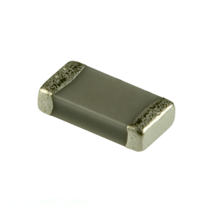 Condensador cerámico MLCC de montaje superficial 1206 (3216 métrico) 0.33 uF, canal del fabricante CAP CER 0.33UF 16V X7R 1206 ECJ-3VB1C334K - Product Image 1