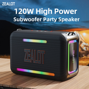 Zealot S95 Altavoz Portátil para Exteriores con Iluminación LED RGB de 120W, Sonido Estéreo y Bajos Superpotentes para Fiestas de <span class=keywords><strong>Karaoke</strong></span> - Product Image 5