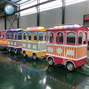 รถไฟไร้รางสำหรับบ้านและห้างสรรพสินค้าออกแบบมาอย่างดีสำหรับสวนสนุกนักท่องเที่ยวเที่ยวชมสถานที่โดยตรง - Product Image 6