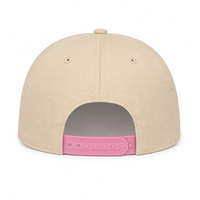 Casquette de baseball unisexe en coton délavé avec logo personnalisé bicolore, broderie 3D en relief et visière incurvée, idéale pour femme et usage quotidien en extérieur