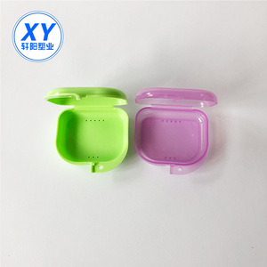 <b>Denture</b> Case Plastic Storage <b>Box</b> With Holes For Retainer And <b>Denture</b> Care Adult Use - Product Image 2