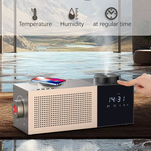 Diffuseur d'arôme en métal commercial haut-parleur sans eau diffuseur d'huile de parfum de musique pour diffuseur électrique domestique avec musique à bruit blanc - Product Image 1