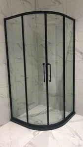 Easy Clean Waterproof Aluminum Frame Door Shower Door With Stainless Accessories
