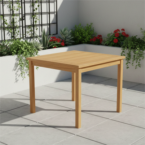 Haven Dining <b>Table</b> Creates Modern Lightweight Outdoor Dining with Teak Charm Perfect for <b>Gardens</b> Terraces Patios Villas - Product Image 5