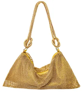 Boshiho borsa da sera piccola di lusso con strass borsa con diamanti colorati borsa a tracolla per feste bling borsa da sposa di alta qualità in cristallo