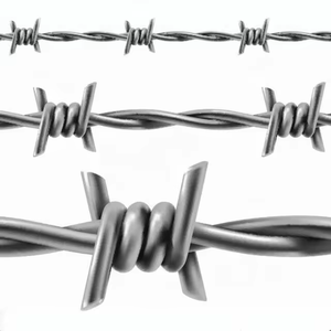 <span class=keywords><strong>Alambre</strong></span> de Púas <span class=keywords><strong>Galvanizado</strong></span> de Acero al Carbono para Cercas, Seguridad Perimetral, Protección Industrial - Product Image 2