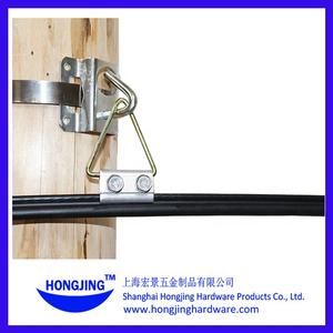 <span class=keywords><strong>Pince</strong></span> de suspension en métal pour câble en forme de 8, accessoires pour lignes aériennes, <span class=keywords><strong>pince</strong></span> de suspension pour câble F8 - Product Image 6