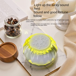 Nuova Lampada in Cristallo per Altoparlante, Lampada da Scrivania, Luce Notturna Atmosferica per Camera da Letto e Soggiorno, Subwoofer in Vetro per Esterni - Product Image 2