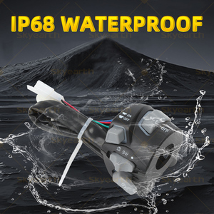 Công tắc tay lái xe máy đa năng 7/8'' 22mm, đèn pha, đèn báo, đèn xi nhan, đèn báo hiệu, còi, nút khởi động/tắt máy với đèn LED - Product Image 3