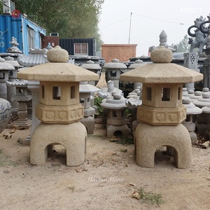 Vente en gros jardin extérieur aménagement paysager décoration sculpture sur pierre pagode japonaise <span class=keywords><strong>Yukimi</strong></span> lanterne lampe à vendre - Product Image 5