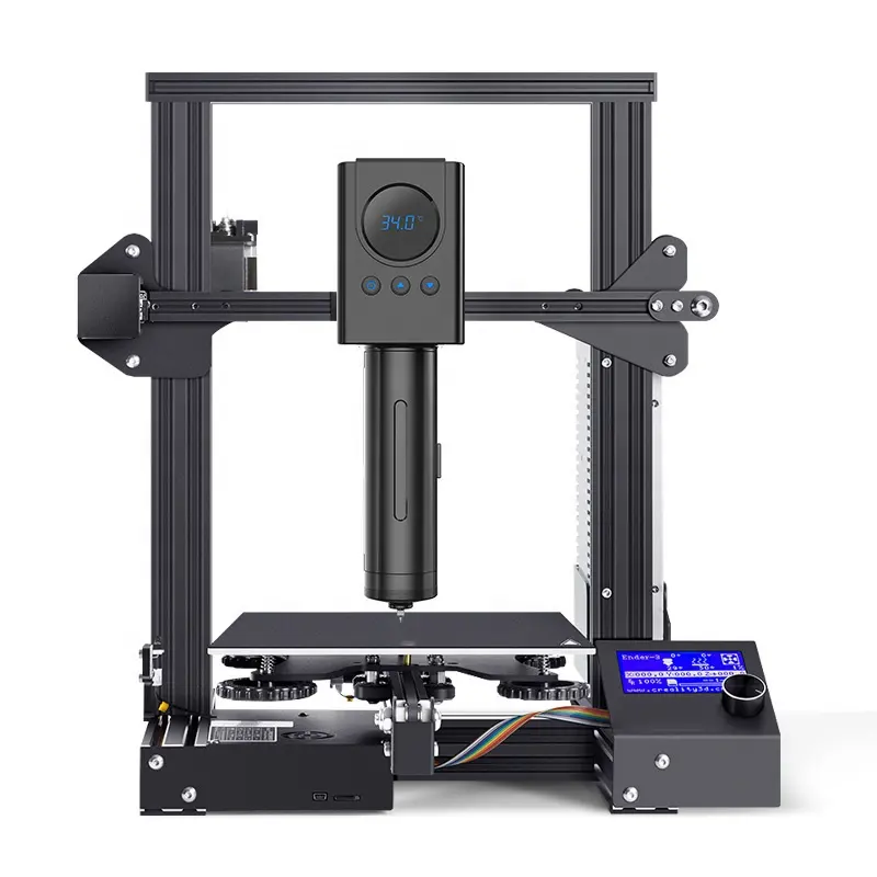 Fabrika doğrudan satış DIY siyah 3D yazıcı gıda 3D yazıcı yazıcı 3D BASKI MAKİNESİ