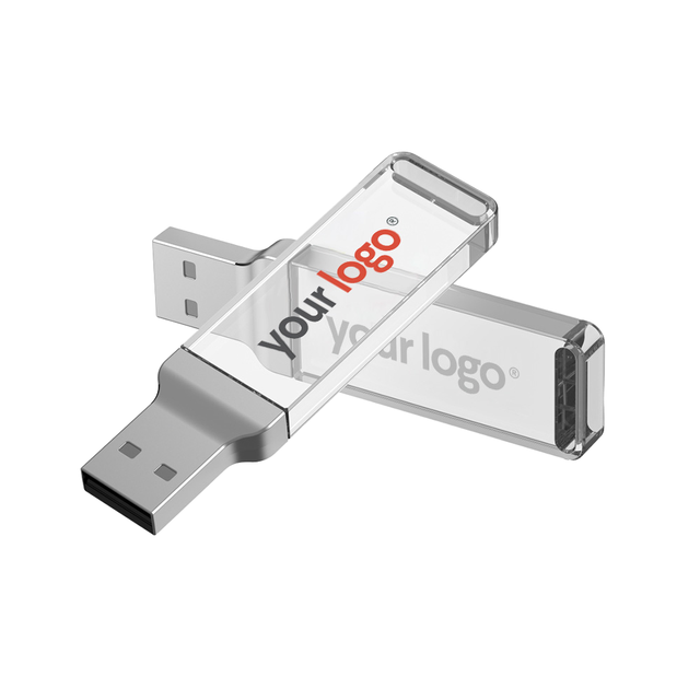 2025 New Arrival OEM Light up USB 2.0 Flash Drive 128GB Metal LED Pendrive with 3-Year Warranty