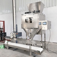 Gerstenbohnen-Futtersack-Nähmaschine, Getreideabfüllmaschine, 25kg Reishülsen-Verpackungsmaschine, Saatgutfüllanlage und Förderband für Weizen