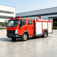 Camion de pompage d'eau diesel HOWO Premium Neuf pour la lutte contre les incendies - Capacité du réservoir d'eau de 5001 à 7000 L