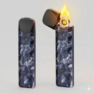 Encendedor Clásico Serigs Modelo 66, Color <span class=keywords><strong>Azul</strong></span> Humo, Accesorios para Fumar Desechables, Diseño USB Recargable - Product Image 1