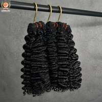 Prix d'usine Extensions de cheveux humains bouclés birmans bruts vierges à cuticules alignées, Vente en gros de mèches de cheveux birmans Mink, Fournisseur