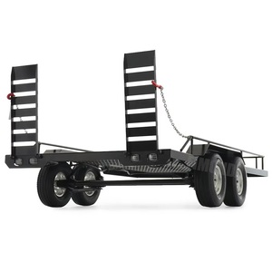<span class=keywords><strong>Kit</strong></span> de remorque à double essieu en métal pour camion <span class=keywords><strong>RC</strong></span> 1/10 Axial SCX10 TRX4 TRX6 Redcat GEN8 RGT 86100 SMT <span class=keywords><strong>Tamiya</strong></span> CC01 - Product Image 3