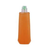 Bouteille pliable OEM/ODM, 250 ml, en TPU, bouilloire pliable, bouteille d'eau souple pliable pour la course à pied