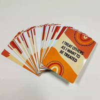 Cartes éducatives pour enfants, impression personnalisée, impression double face, 56 designs différents