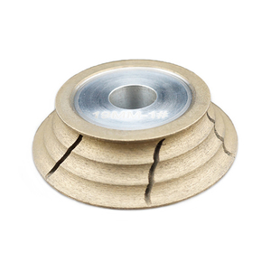 Roue périphérique diamantée OG de 10 mm pour machine à chanfreiner le verre, 3 meules à verre OG personnalisables OEM pour applications métalliques - Product Image 6