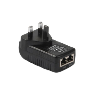 Adaptador <span class=keywords><strong>de</strong></span> Corriente PoE <span class=keywords><strong>de</strong></span> 24V 1A 24W, <span class=keywords><strong>Inyector</strong></span> Ethernet con Enchufe <span class=keywords><strong>de</strong></span> Pared US/EU/AU/UK para Teléfonos IP VoIP, Cámaras y Dispositivos PoE - Product Image 1
