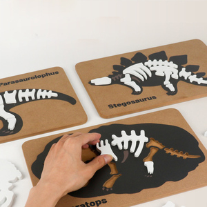 Rompecabezas 3D <span class=keywords><strong>de</strong></span> Madera Creativo <span class=keywords><strong>de</strong></span> Dinosaurios Fósiles, Juguete Educativo con Temática <span class=keywords><strong>de</strong></span> Excavación Arqueológica para Niños, Venta al Por Mayor - Product Image 4
