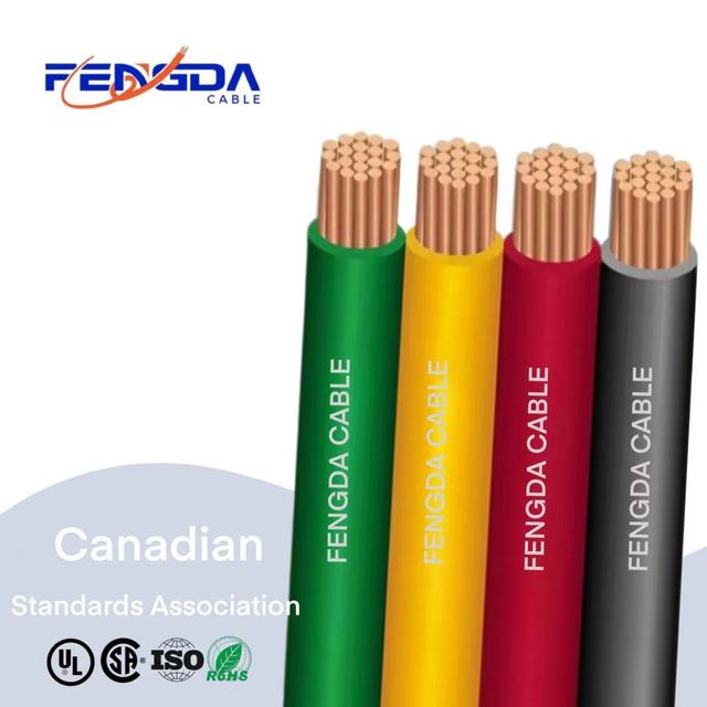 Fengda 8.0mm 14mm2 22mm2 30mm2 38mm2 50mm2 60mm2 80mm2 Single Copper Conductor Electric Cables Building Wire Thhn Xhhw Xhhw-2