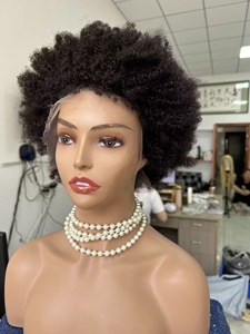 Alia pixie afro crespo perruque humain capelli hd pizzo di alta qualità 13x4 13x6 capelli umani vergini hd parrucche del merletto Dropshipping all'ingrosso - Product Image 6