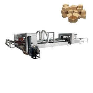 Alimentador de succión completamente automático caja de papel de cartón corrugado flexo máquina encoladora - Product Image 2