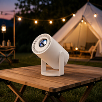 Vente chaude : Projecteur LCD portable Turn1 Mini avec système Android 14, vidéo 8K, home cinéma, WiFi6, projection sans fil, 200 lumens ANSI