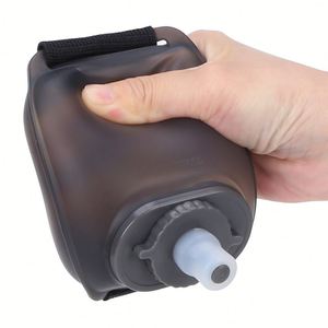 Botella de Agua Deportiva de Silicona de Grado Alimenticio, Ecológica, Libre de BPA, para Actividades al Aire Libre, Viajes, Gimnasio, Correr - Product Image 2