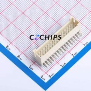 PHB2.0-02-32PWZ Wire-to-Board Pin Header Bent Lead Through Hole,P=2mm Connector 2x16P 2mm Right Angle Insert PHB - Product Image 1