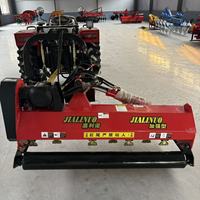 Débroussailleuse arrière pour tracteur à 3 points avec boîte de vitesses et pompe hydraulique, largeur de travail 1200-1800 mm