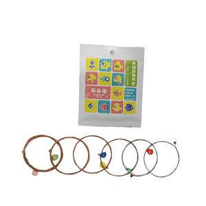 Set di Corde per Chitarra Acustica Folk Stonefish, Set Completo da 6 Pezzi, Acciaio Rivestito in Bronzo Fosforoso Antiruggine, Nuovo Strumento in Legno - Product Image 4