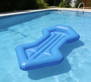 Matelas flottant gonflable en PVC de qualité supérieure, bleu, irrégulier, pour piscine, équipement de jeu aquatique pour adultes, jouets d'été pour l'eau - Vente en gros - Product Image 2