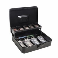Caisse à monnaie avec compartiment pour espèces et serrure à clé sécurisée, modèle TC-01 par OEM