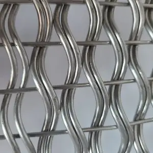 Factory Price Interior Design Woven Decorative Grilles Stainless Steel Decorative Wire Mesh