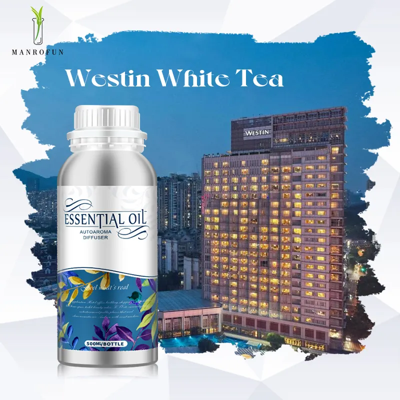 Campione gratuito Hotel profumo di lusso ispirato a Westin White Tea Hotel olio essenziale per aria fredda macchina profumo Aroma profumo olio