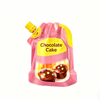 Pochettes souples écologiques biodégradables personnalisées de 50 à 100 ml avec bec verseur à vis pour liquides, réutilisables, pour l'emballage de nourriture pour bébé