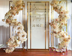 ديكور في الهواء الطلق للحفلات ديكور الزهور لوازم الزفاف خلفية - Product Image 1