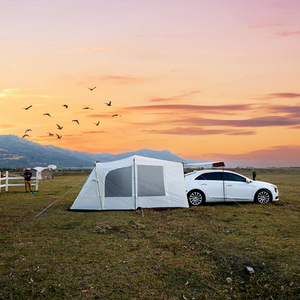 Tente arrière de voiture étanche avec logo personnalisé pour 4-6 personnes, tente de coffre SUV portable pour les voyages en plein air - Product Image 5