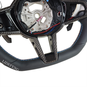 El <span class=keywords><strong>volante</strong></span> de fibra de carbono para el modelo <span class=keywords><strong>BMW</strong></span> a la serie 3 4 5 CS M2 M3 M4 G80 G82 G87 G20 G21 G42 G26 G29 M30i I3 I4 - Product Image 5